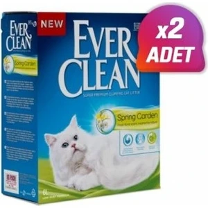 2 Adet - Ever Clean Spring Garden Kedi Kumu 10 Lt