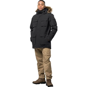 Jack Wolfskin Glacier Canyon Siyah Erkek Outdoor Ceketi 1107674-6000