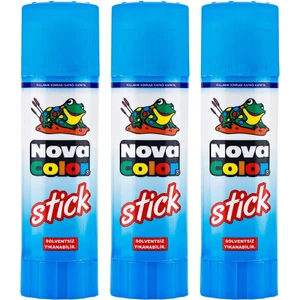 Nova Color Stick Yapıştırıcı Nova Color Katı Yapıştırıcı 10 gr 3 Adet