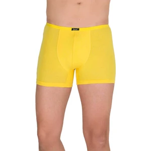 3 Adet Erkek 440688 Düz Modal Boxer Sarı