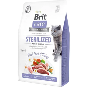 Brit Care Ördekli Kısırlaştrırılmış  Light Yetişkin Kedi Maması 7 kg