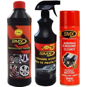 Susuz Motor Temizleme Spreyi / Demir Tozu / Jant Temizleyici / Seramik Cila / Hızlı Cila / Pratik Cila