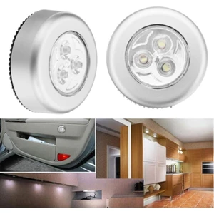 5li Set Mini LED Işıklı Pilli Lamba Portatif Dolap Içi Gizli Işık Kablosuz Duvar Kapı Aydınlatma