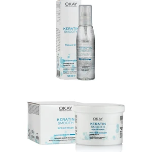 Keratin Smooth Maske 500 ml + Bakım Yağı 125 ml