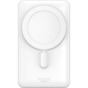 Mgsafe Overseas 20W 10.000 Mah Stant Özellikli Kablosuz Şarjlı Powerbank Beyaz