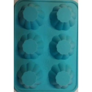 Coşan Pastacılık Silikon Kalıb Mini 6 Lı Tart Geniş Dilimli