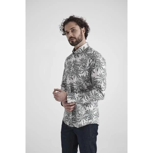 Slim Fit Yeşil Spor Erkek Gömlek GM22Y221037_K47