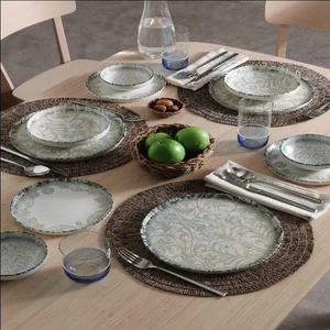 Pierre Cardin Ethnic Blue 24 Parça 6 Kişilik Yemek Takımı