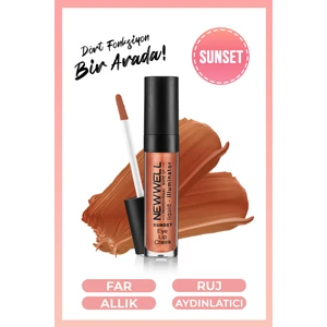 Lıquıd Illumınator Aydınlatıcı Allık 3 In 1 - Sunset