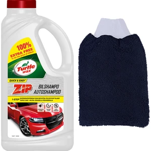 Turtle Wax Zip Wax Cilalı Oto Yıkama Şampuanı 60 Yıkama + Gojo Yıkama Eldiveni