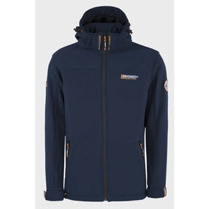 Norway Geographical Rüzgara ve Suya Dayanıklı Çıkarılabilir Kapüşonlu Softshell Mont Erkek Mont Takenı