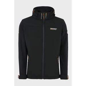 Norway Geographical Rüzgara ve Suya Dayanıklı Çıkarılabilir Kapüşonlu Softshell Mont Erkek Mont Takenı
