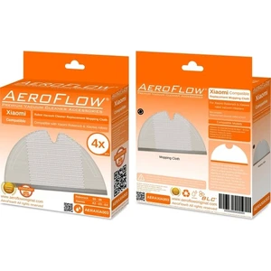 Srfn Ticaret Aeroflow Orijinal Xiaomi Roborock S50-S55-S5-S5 Max-S6-S6 Pure Mop Fiber Bezi - 4 Adet