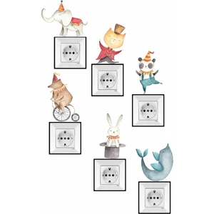 Kt Grup 6 Lı Priz Sticker