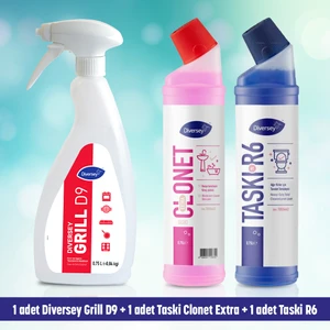 Yağ Sökücü  Wc Temizleyici  Banyo Temizleyici 3 x 750 ml