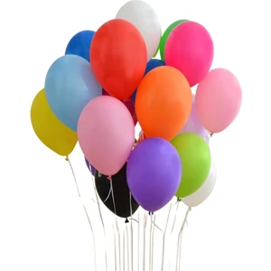 20 Adet Karışık Renk Balon Doğum Günü Parti Balonu