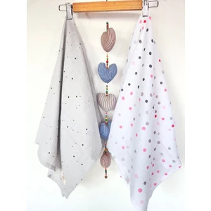 Mayu Baby Collection 2 Adet Müslin Çok Amaçlı Örtü Bebek Battaniyesi 80 X100 Ebadında