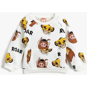 Koton Aslan Kral Baskılı Sweatshirt Lisanslı