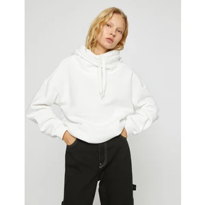 Kapüşonlu Basic Sweatshirt Oversize