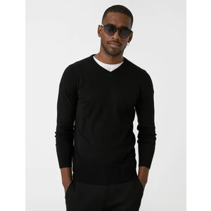 Basic Knitwear Sweater V Neck