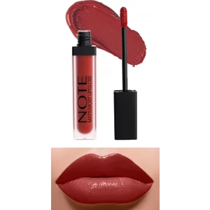 Mattemoist Lipgloss Yarı Mat Saten Bitişli Likit Ruj 407 Notisme - Kırmızı
