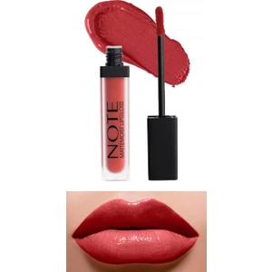 Mattemoist Lipgloss Yarı Mat Saten Bitişli Likit Ruj 404 Jolly - Kızıl Kahverengi