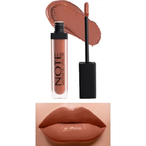 Mattemoist Lipgloss Yarı Mat Saten Bitişli Likit Ruj 414 Pinky Milk - Kahverengi