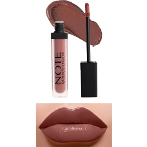 Mattemoist Lipgloss Yarı Mat Saten Bitişli Likit Ruj 412 Forever Nude - Nude