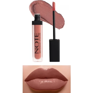 Mattemoist Lipgloss Yarı Mat Saten Bitişli Likit Ruj 411 Vanilla Milk - Nude