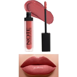 Mattemoist Lipgloss Yarı Mat Saten Bitişli Likit Ruj 409 Angel - Pembe