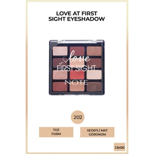 Note Cosmetics Love at First Sight Far Paleti 202
