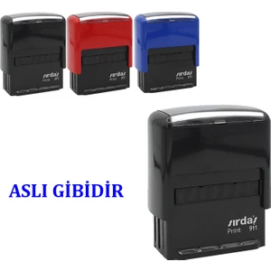 911 Hazır Kaşe ( Aslı Gibidir ) Mavi Mürekkep