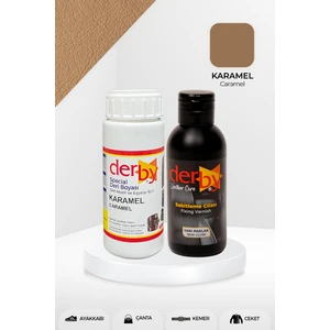 Special Deri Boyası ve Cilası - 2'li Set / Mont - Eşya - Çanta - Cüzdan - Kemer 100 ml - Kartela Renkleri