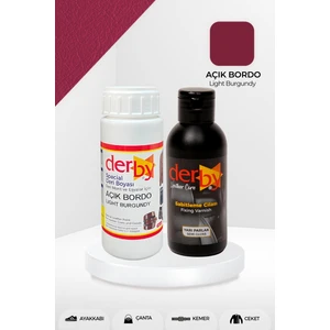 Special Deri Boyası ve Cilası - 2'li Set / Mont - Eşya - Çanta - Cüzdan - Kemer 100 ml - Kartela Renkleri