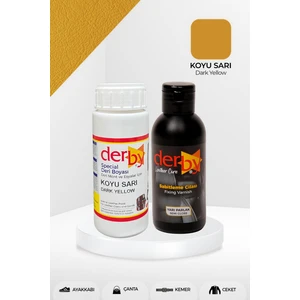 Special Deri Boyası ve Cilası - 2'li Set / Mont - Eşya - Çanta - Cüzdan - Kemer 100 ml - Kartela Renkleri