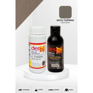 Special Deri Boyası ve Cilası - 2'li Set / Mont - Eşya - Çanta - Cüzdan - Kemer 100 ml - Kartela Renkleri