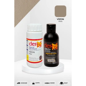 Special Deri Boyası ve Cilası - 2'li Set / Mont - Eşya - Çanta - Cüzdan - Kemer 100 ml - Kartela Renkleri
