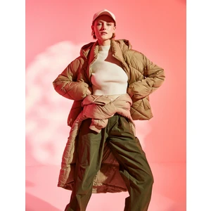Oversize Anorak Kapüşonlu Cepli