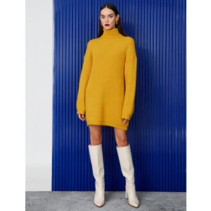 Melis Ağazat XKoton - Balıkçı Yaka Triko Mini Elbise