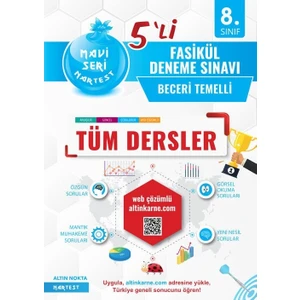 Nartest Yayınevi 8. Sınıf LGS Mavi 5 Deneme Seti - Nartest Yayınevi LGS Deneme