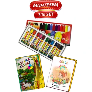 Çocuklar Için  Boyama Kitabı+Hikaye (Ciltli)