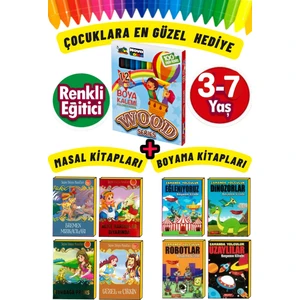 2-7 Yaş Eğitici Eğlenceli Set (Ciltli)