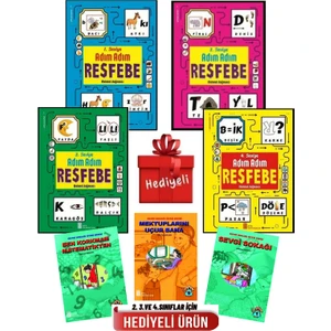 Ata Adım Adım Resfebe Seti (Seviye 1-2-3-4)+Ler (Ciltli)