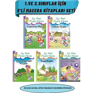 1. ve 2. Sınıfların Keyifle Okuyacağı En  5'li Macera Kitabı Seti (Ciltli)