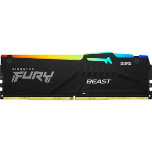 Fury Beast Rgb KF552C36BBEA/16 16GB (1X16GB) Ddr5 5200MHZ CL36 Siyah Gaming Ram (Bellek)