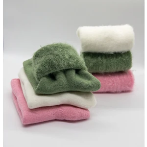 Ciho Socks 3 Çift Termal Ekstra Yumuşak Kışlık Kadın Uyku Çorabı