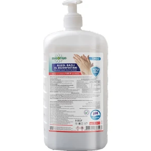 S400 Alkol Bazlı El Dezenfektanı Pompalı 1000 Ml