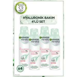 4'lü Garnier Mineral Hyaluronik Bakım Deodorant Seti