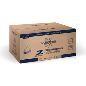 Z Katlama Havlu Kağıt 2 Katlı 200 Yaprak 12'Li Paket