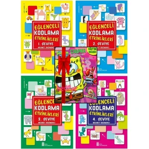 Ata Eğlenceli Kodlama Etkinlikleri (1-2-3-4 Seviye) (Ciltli)